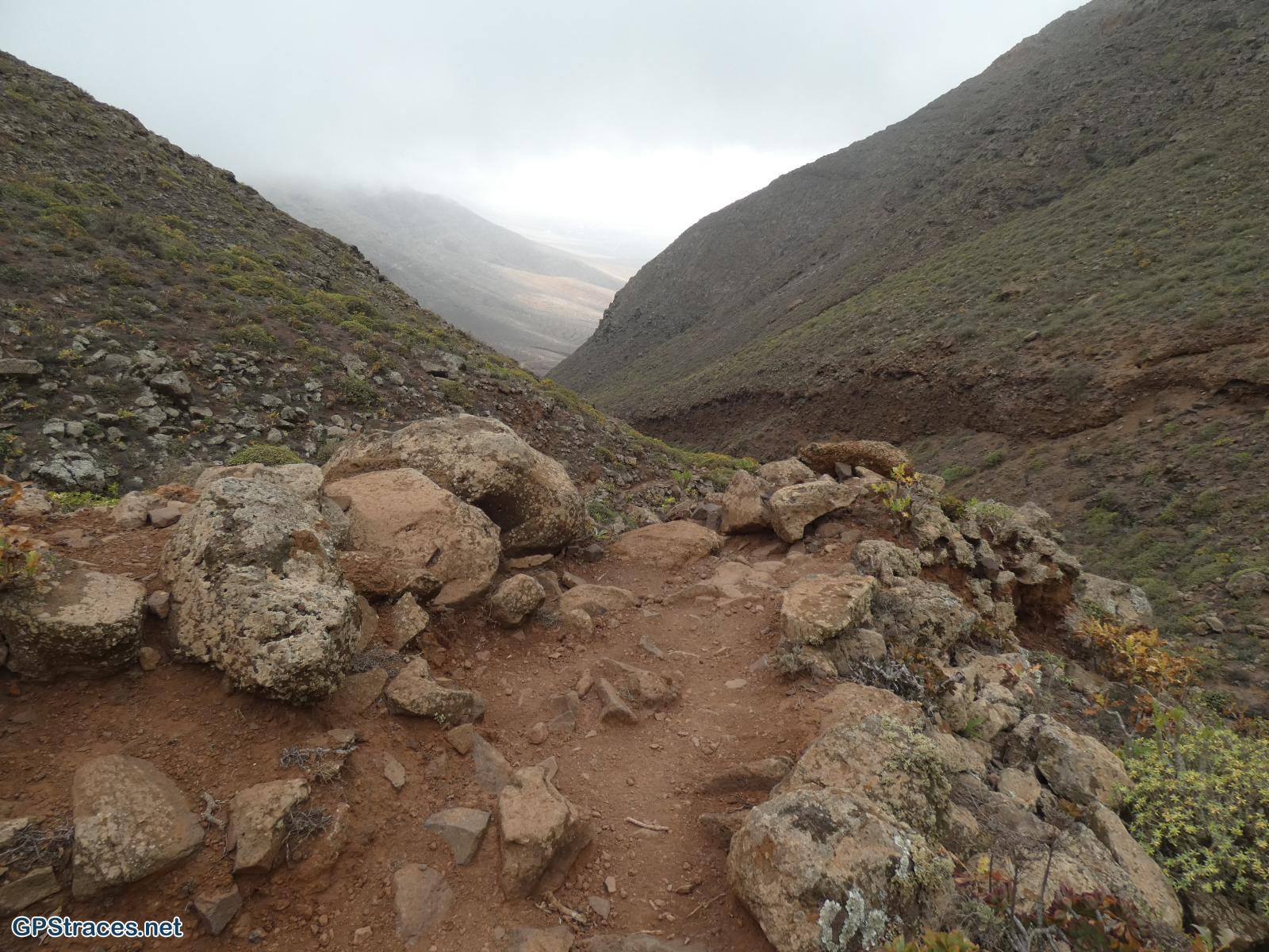 Dans le barranco de la Pocetta