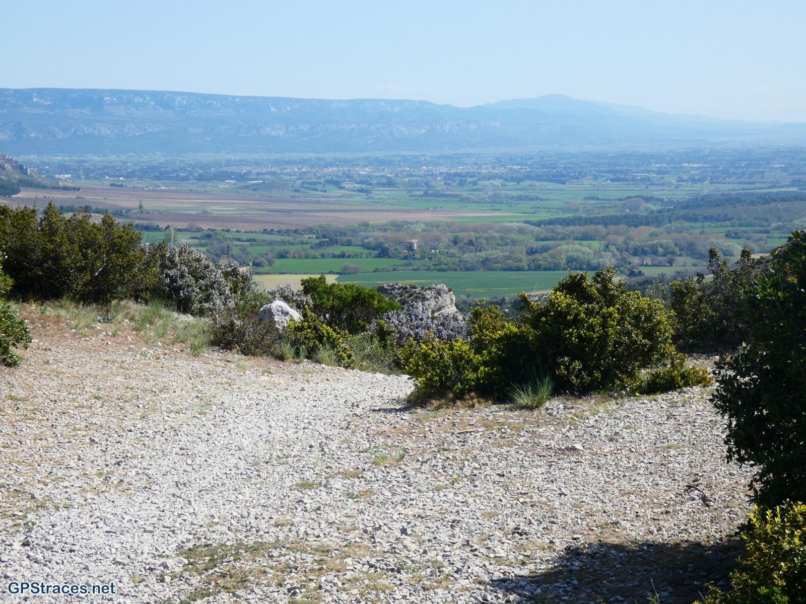 le Lubéron depuis le col