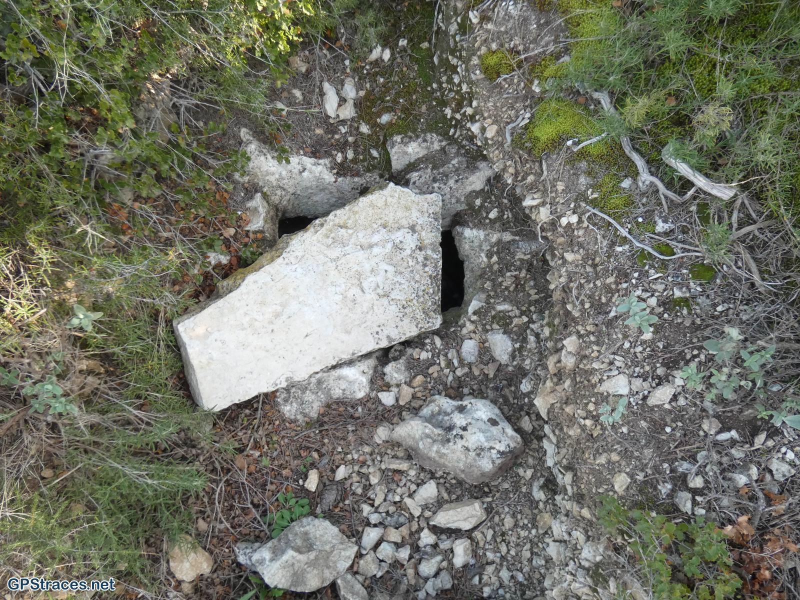 Un tronçon souterrain de l'aqueduc