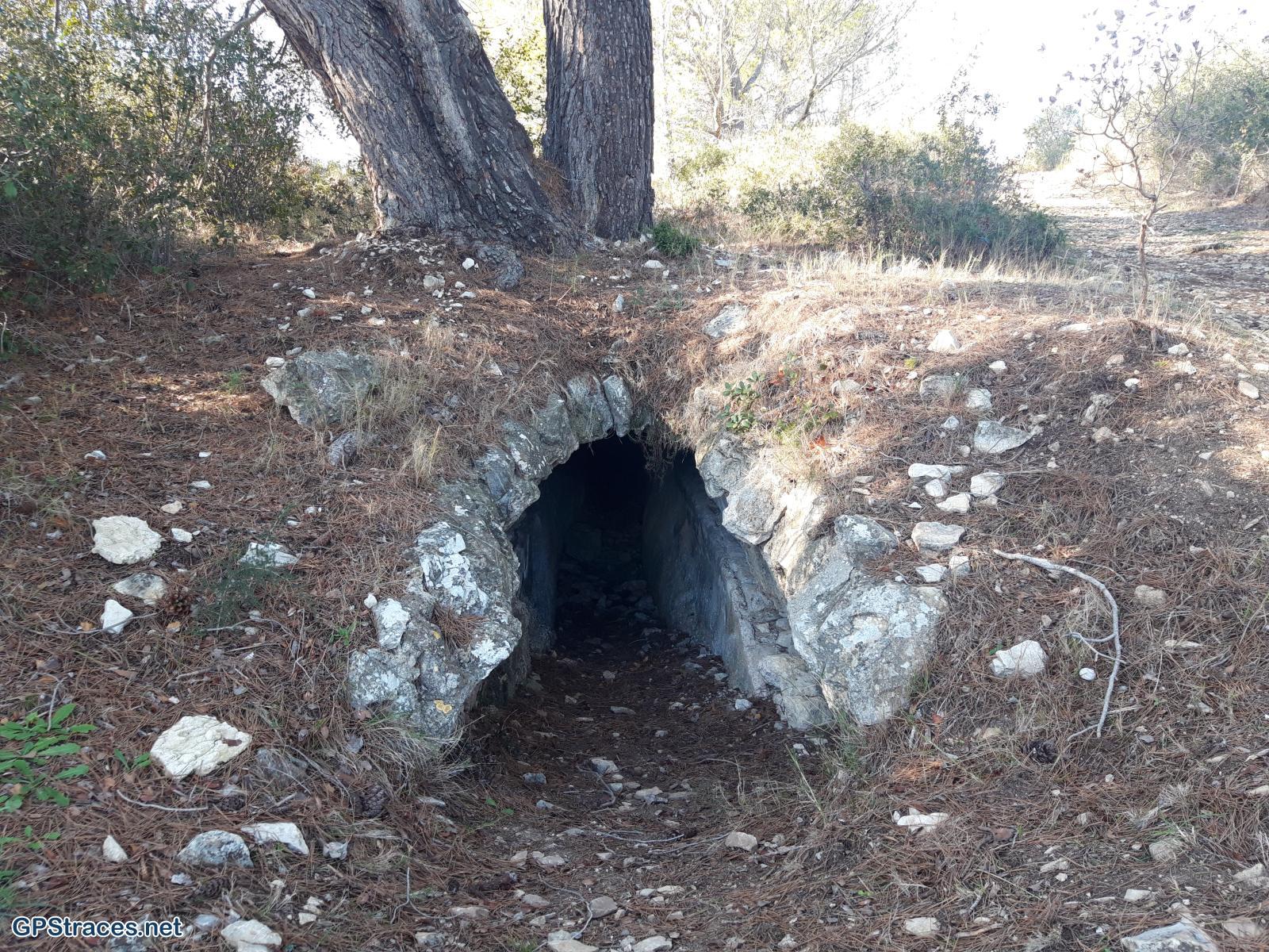 Un tronçon souterrain de l'aqueduc