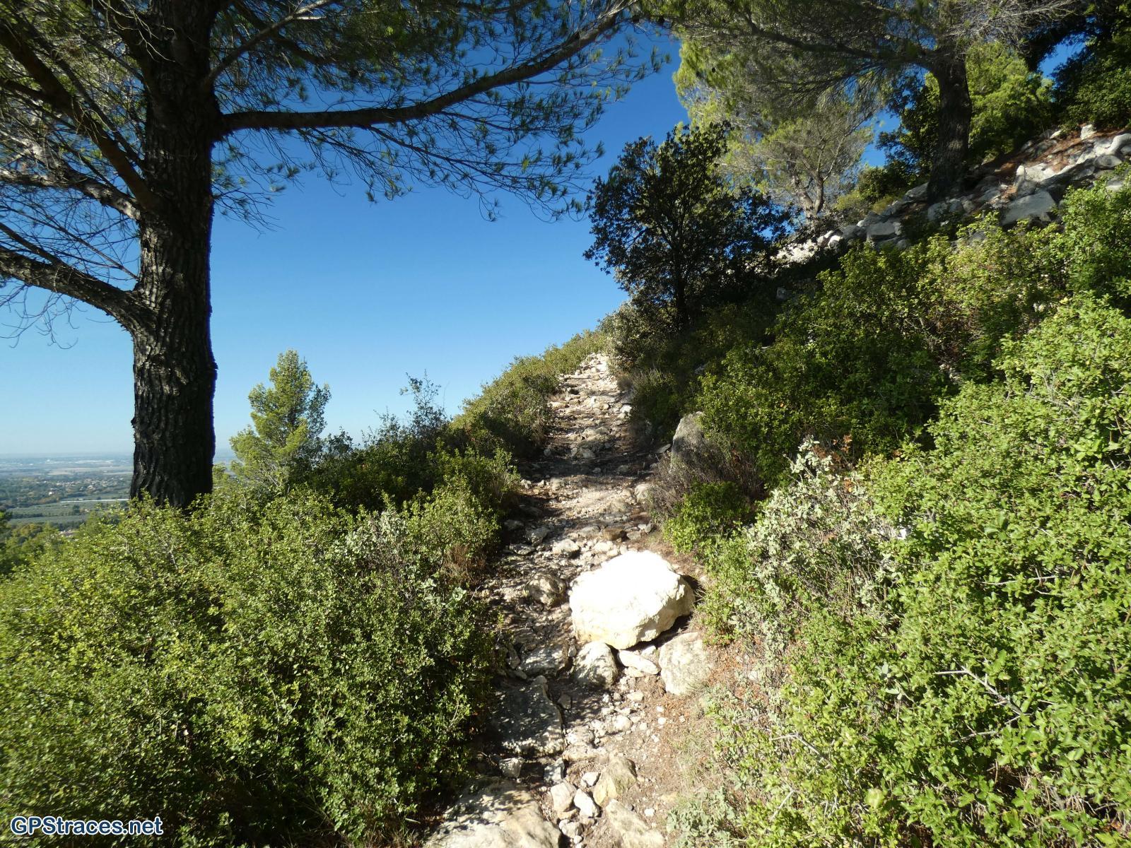 La montée au castrum