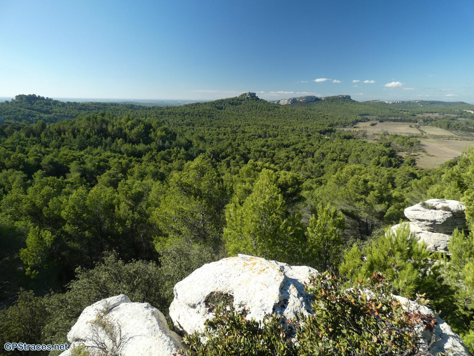 Les monts Paon et Valence