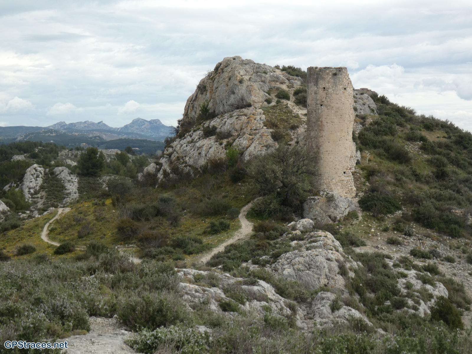 Bouches du Rhône-Alpilles - Rochers de la Pène - Oppidum des tours de Castillon–22