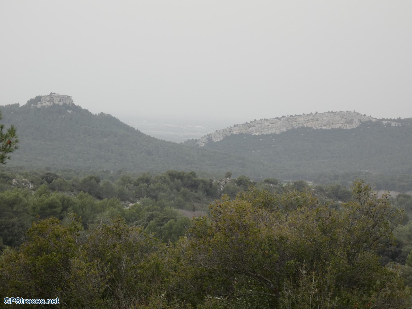 Les monts Paon et Valence