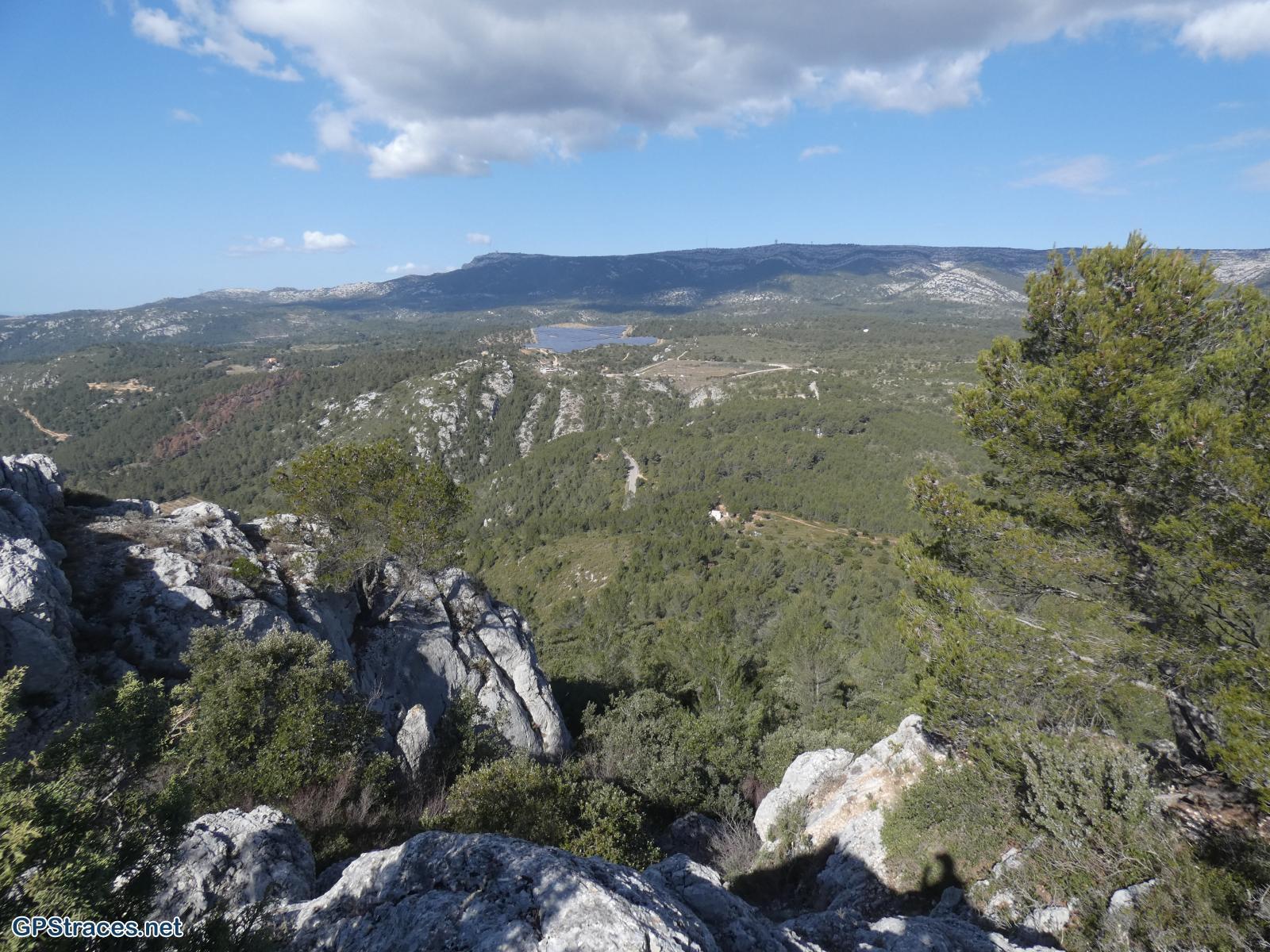 Le pic de Bertagne depuis la Pointe de Cuques.
