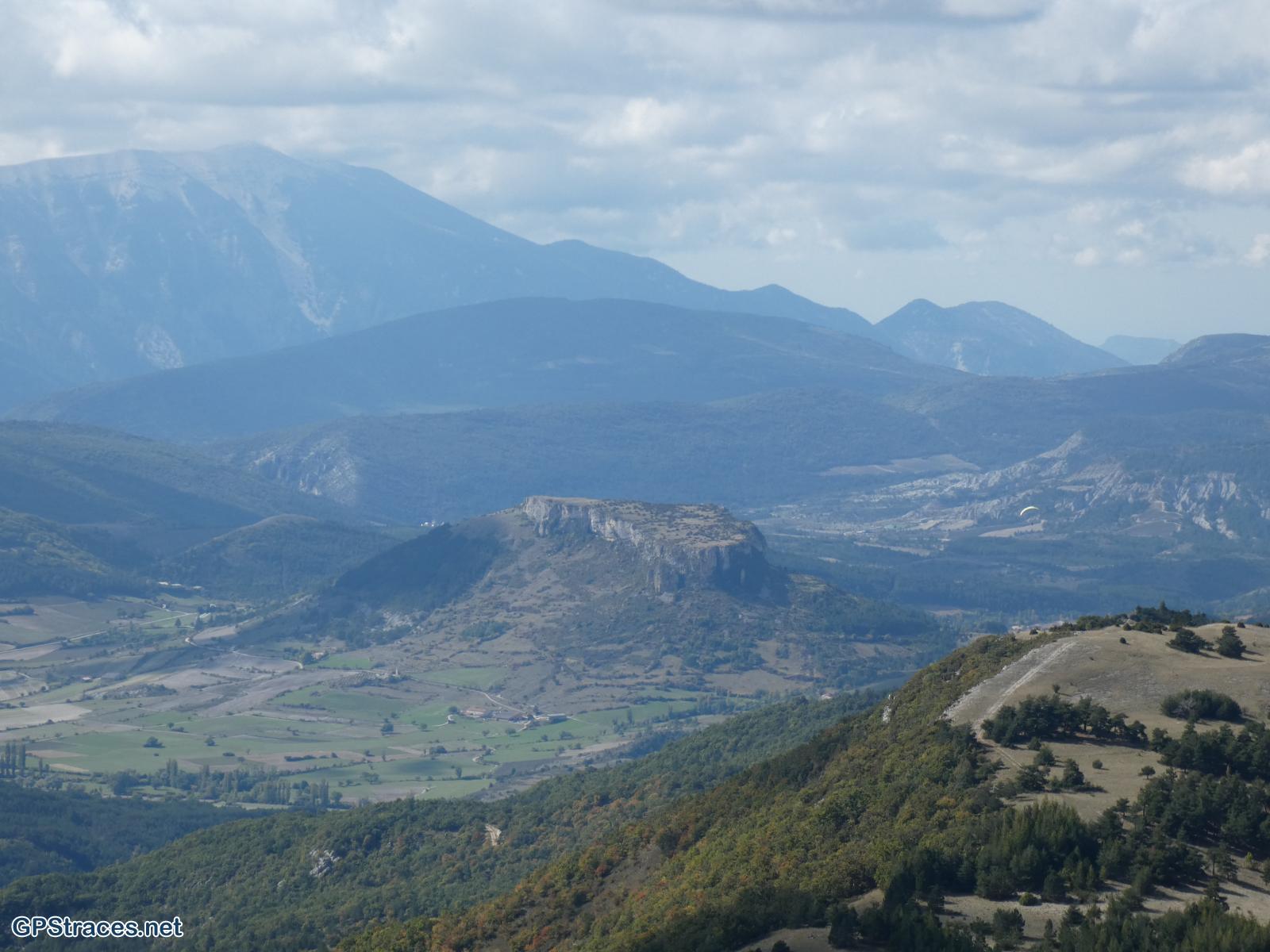 Le fort de Mévouillon, Aulan et le Ventoux