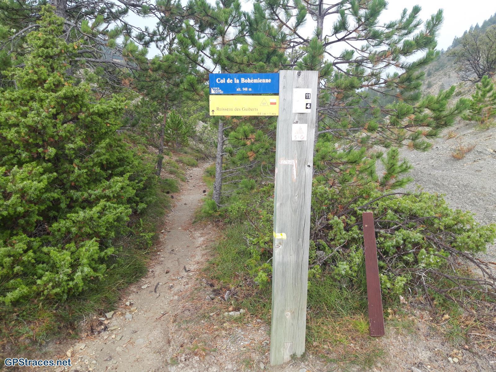 Le col de la Bohémienne sous la pluie