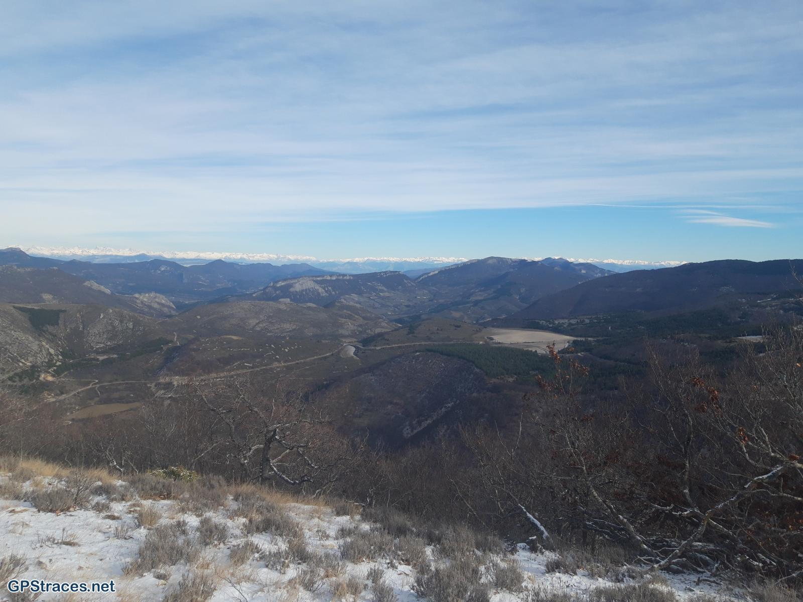 Vue sur les Alpes