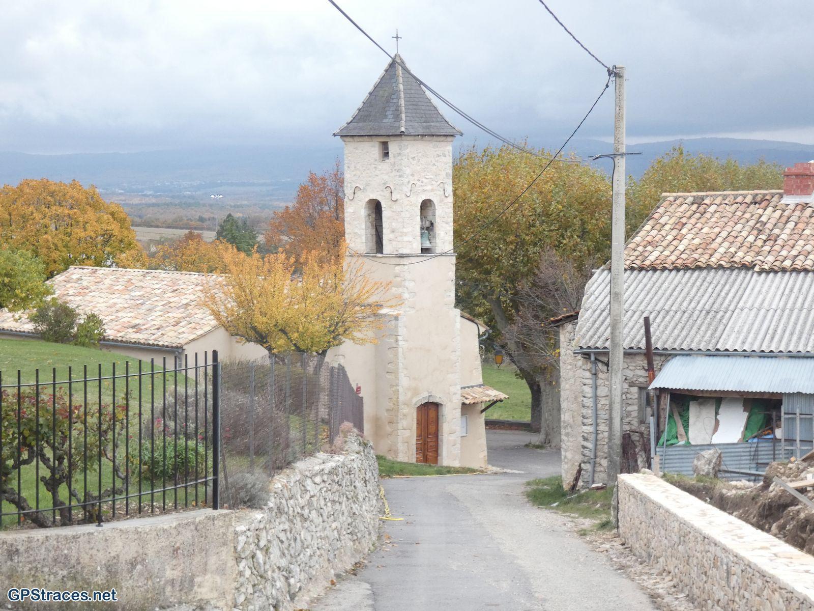 L'arrivée à Ferrassières