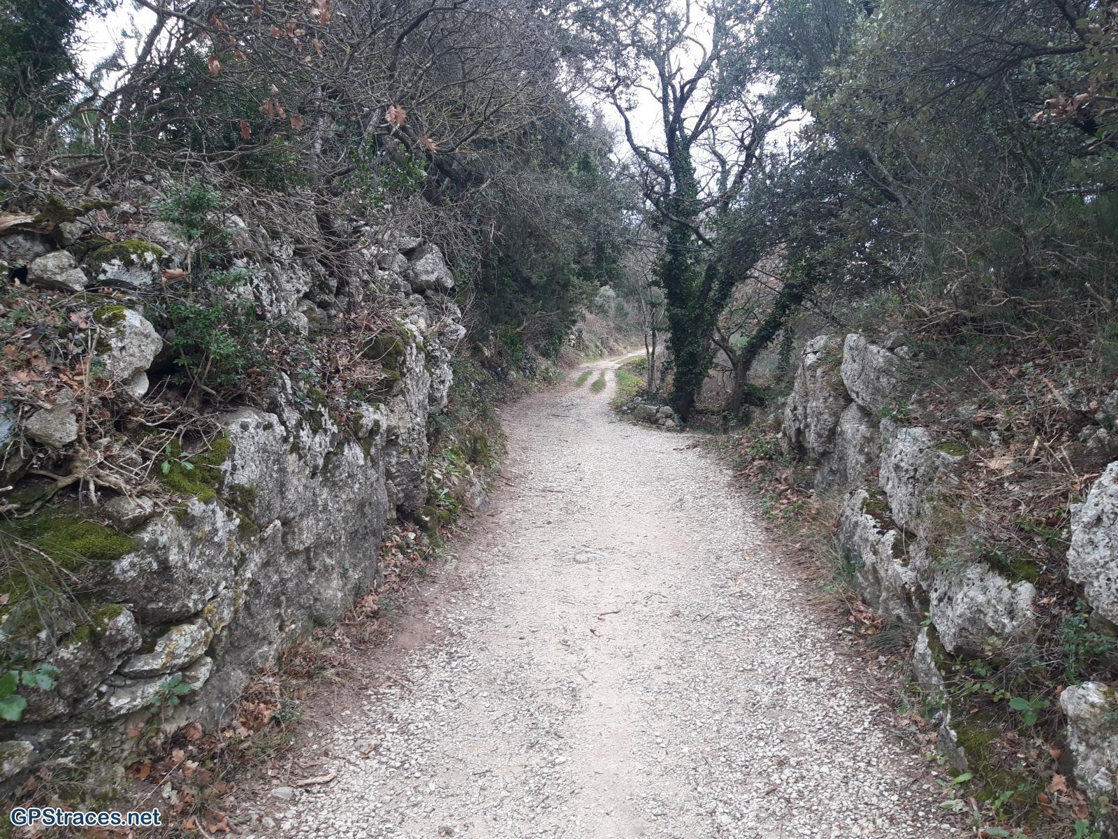 Drôme-La Garde Adhémar - Les cuves lapidaires et la chapelle du Val des Nymphes–20