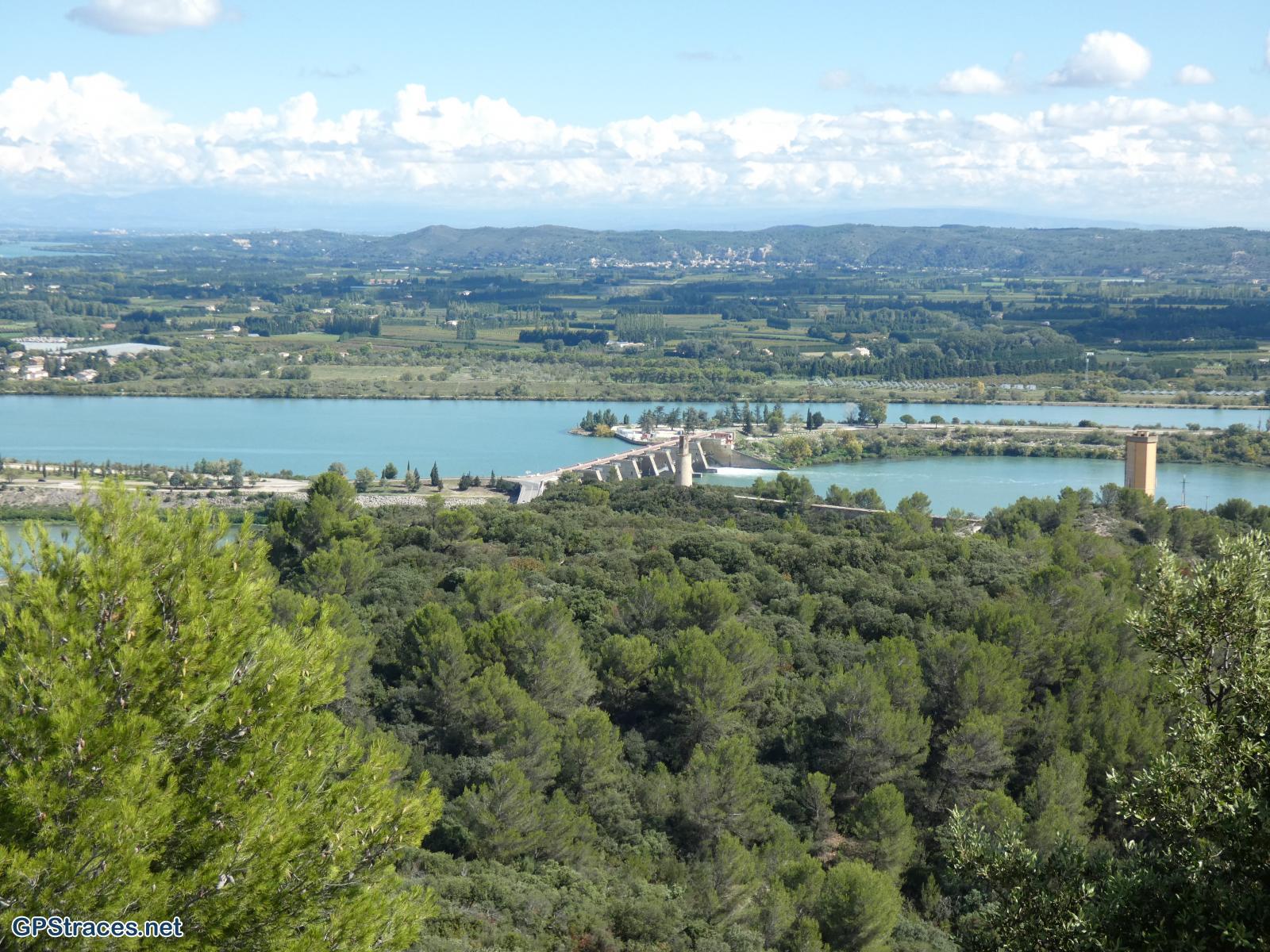 Le barrage de Vallabrègues
