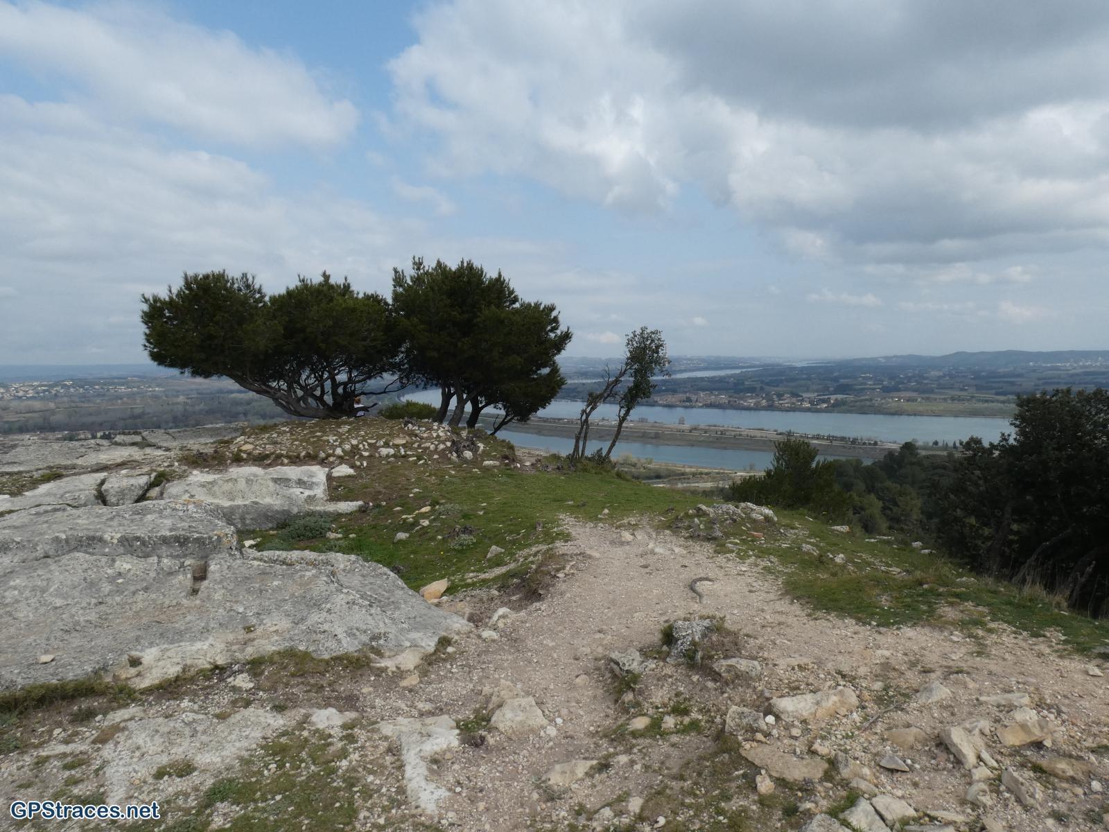 Vue sur le Rhône depuis l'aiguille