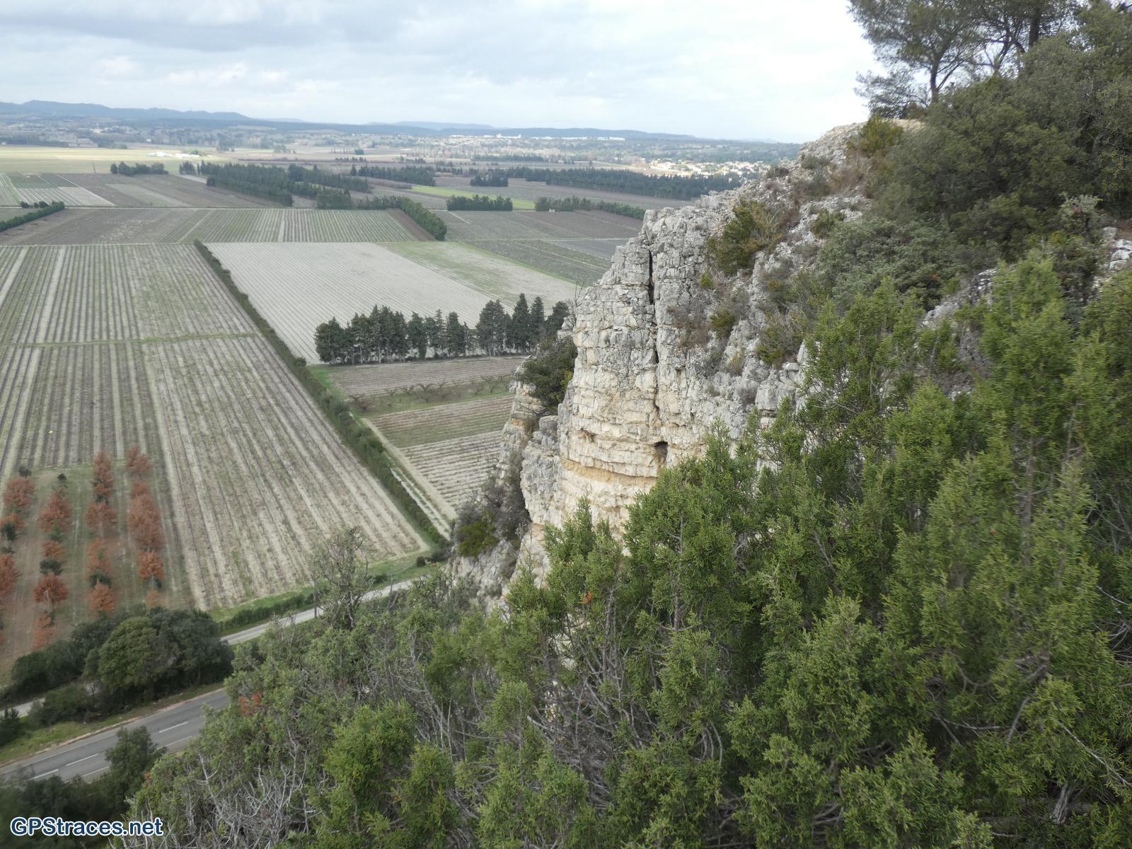 Gard-Villeneuve - Falaise de Pujau - Château Pointu - Les Perrières–6