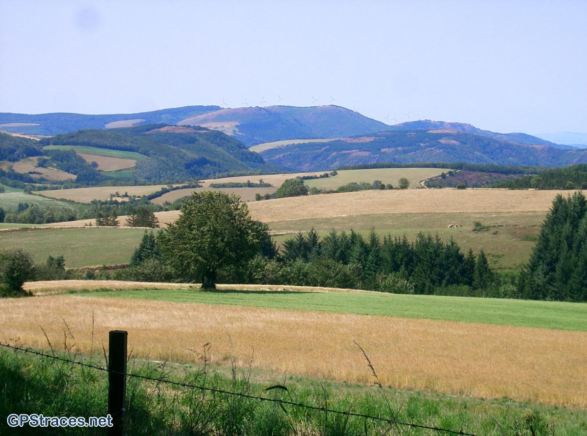 Un paysage vallonné, avec un climat rude, même en été