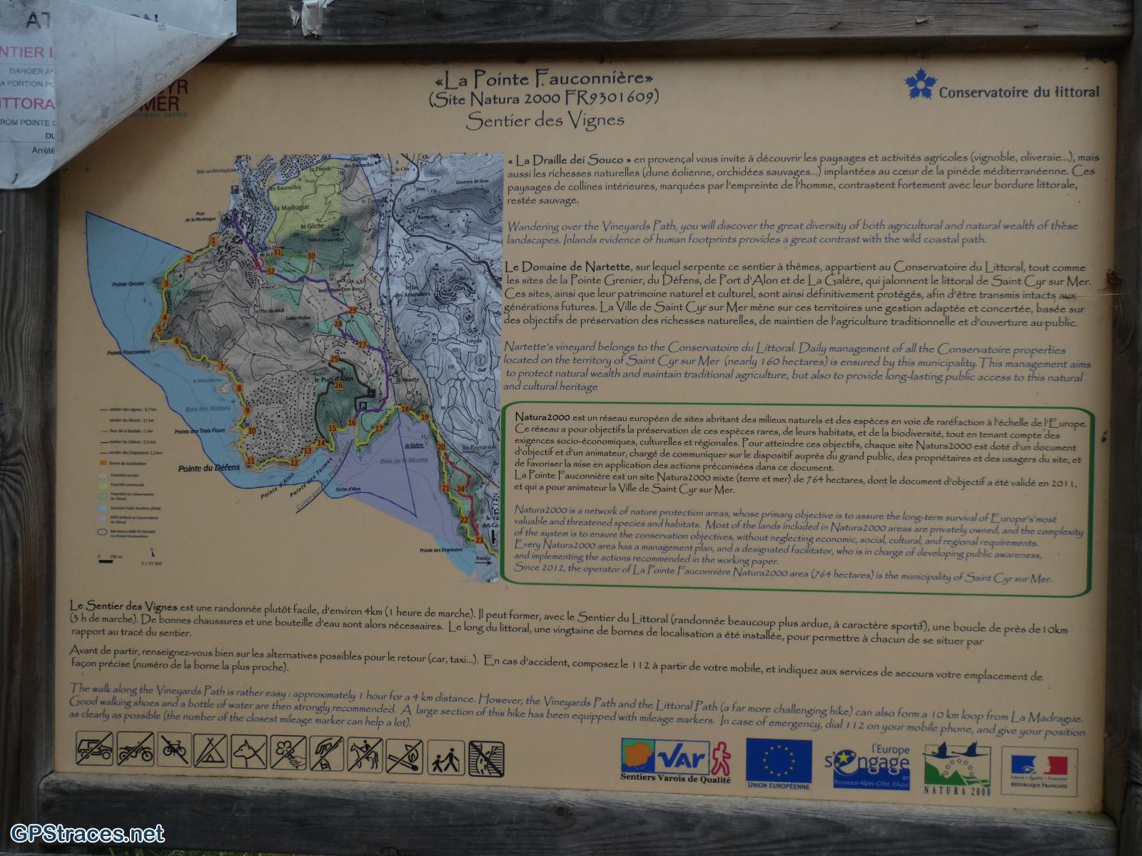 Var-Saint-Cyr les Lèques - Chemin des vignes - Chemin du littoral–2