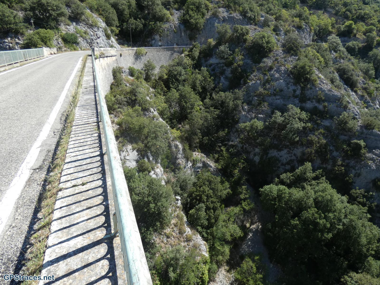 Départ du pont sur la combe de Vaumale