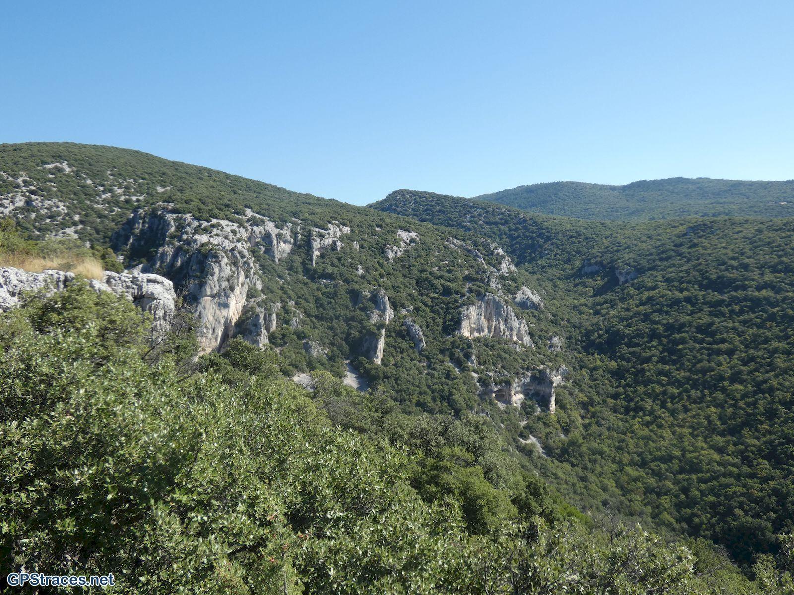 Un paysage raviné