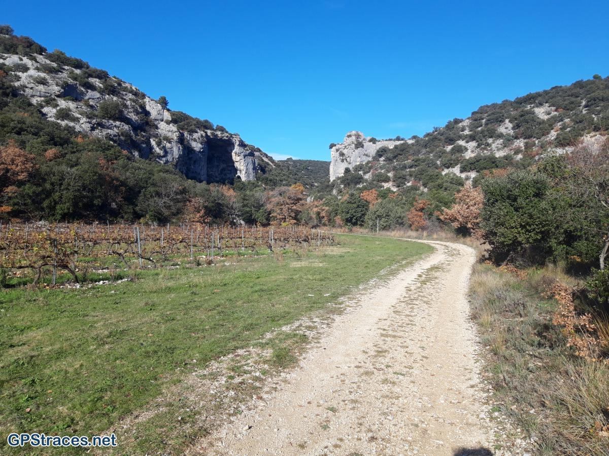 L'entrée de la combe de Font Jouvale