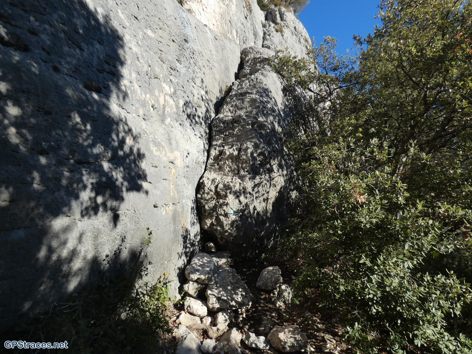 Un petit passage d'escalade