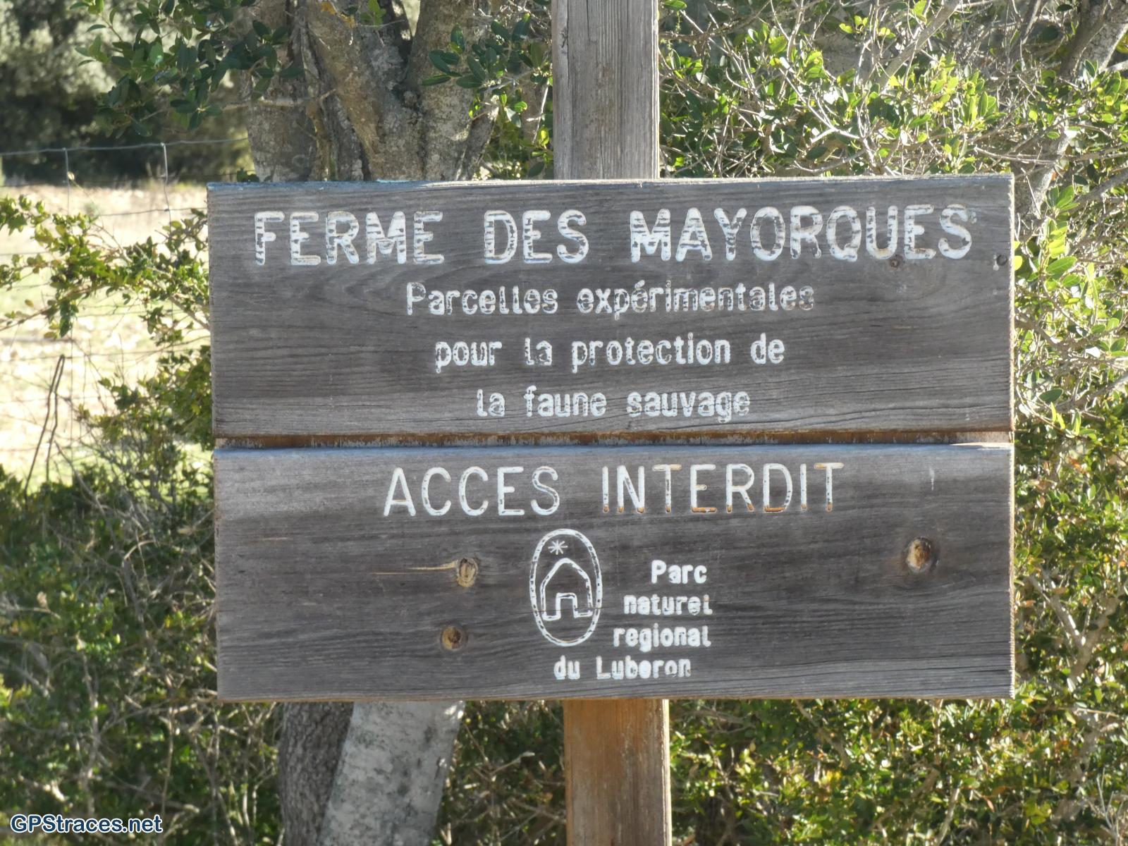 Chemin des Mayorques aux gorges