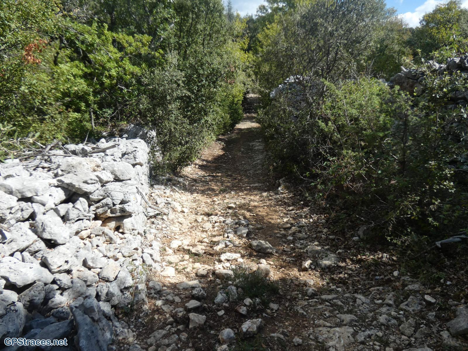 Vaucluse-Le Rocher du Cire et le Mur de la Peste par La Conque Verte–2