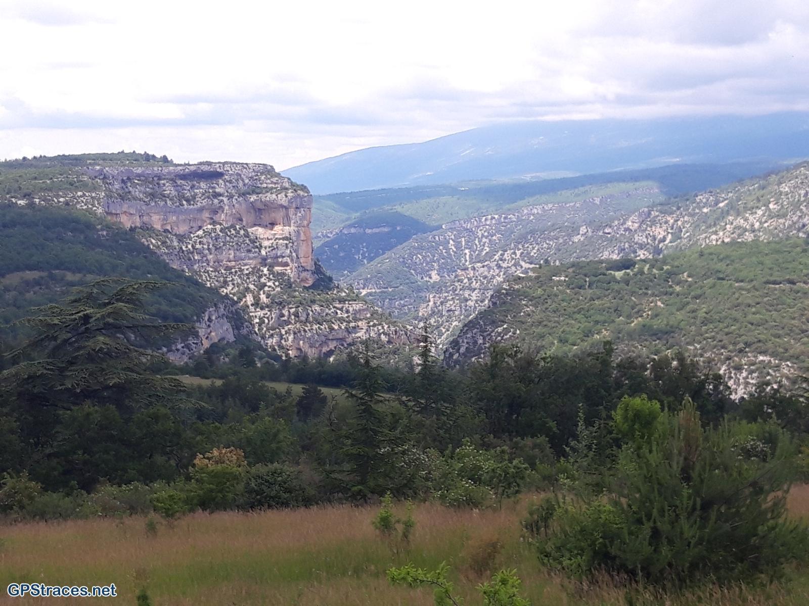 Le Rocher du Cire depuis La Rède