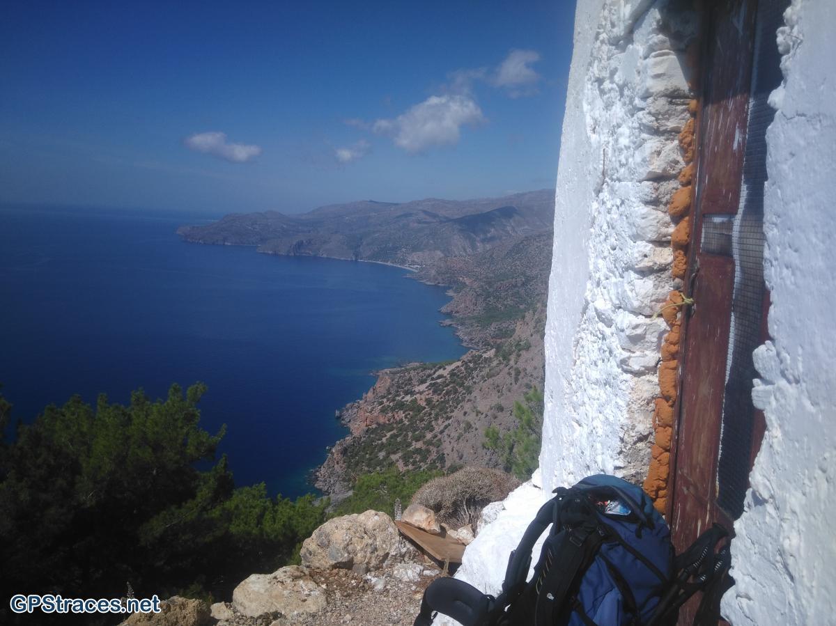 Sougia depuis le belvédère du cap Tripiti