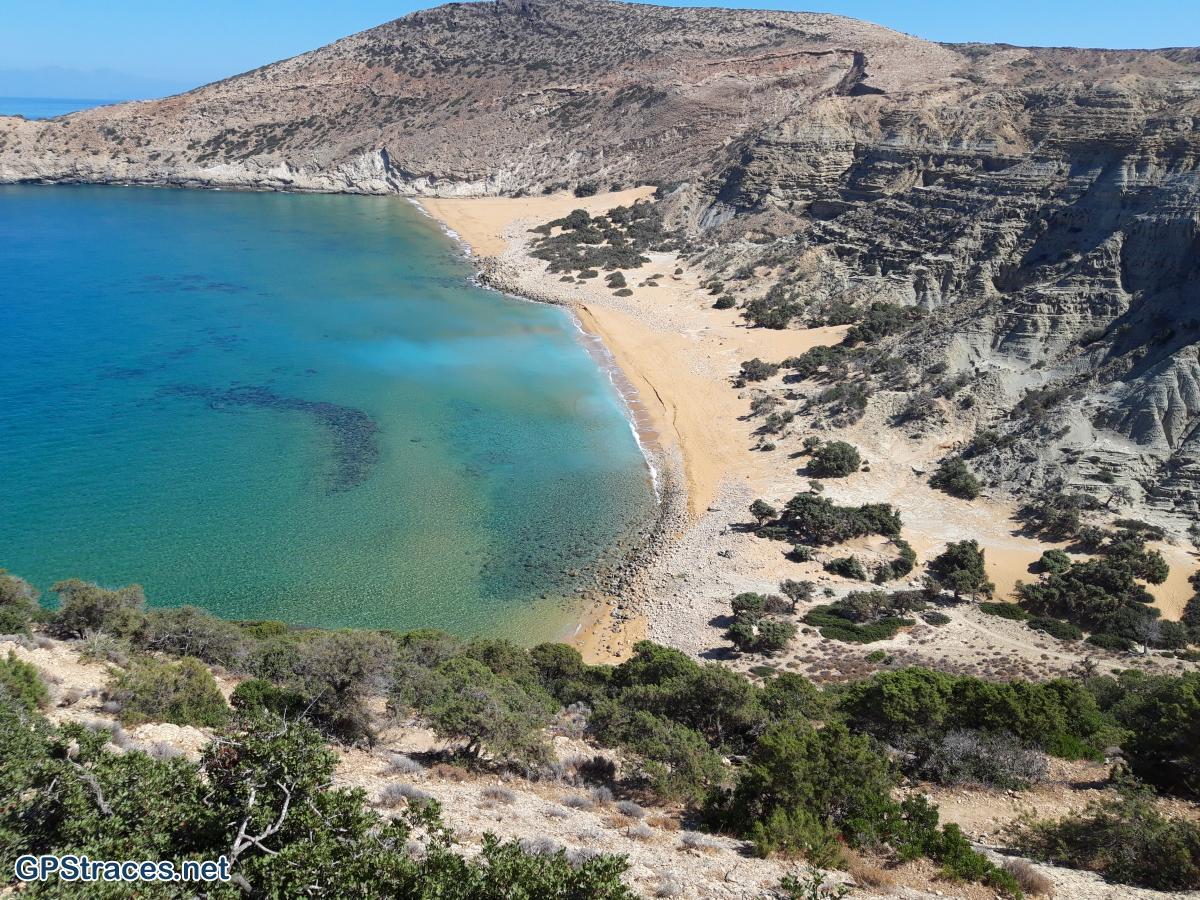 La plage de Potamos : le rêve !