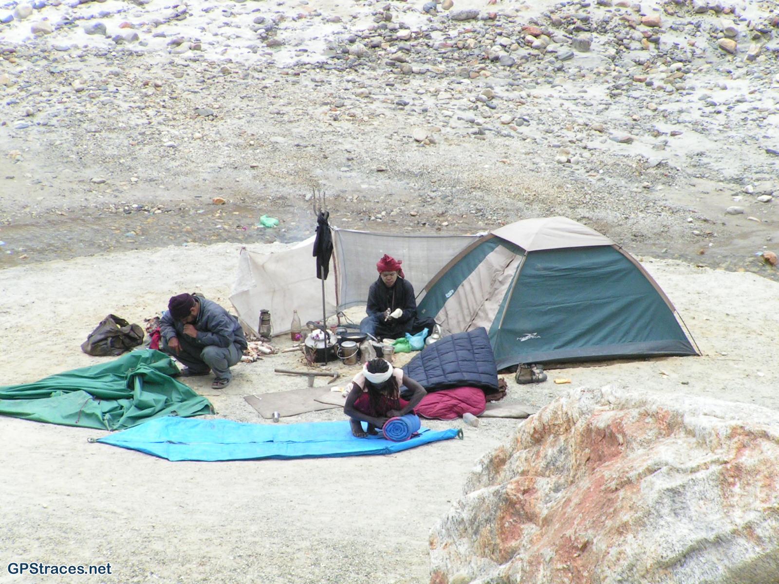 Campement de Saddhus