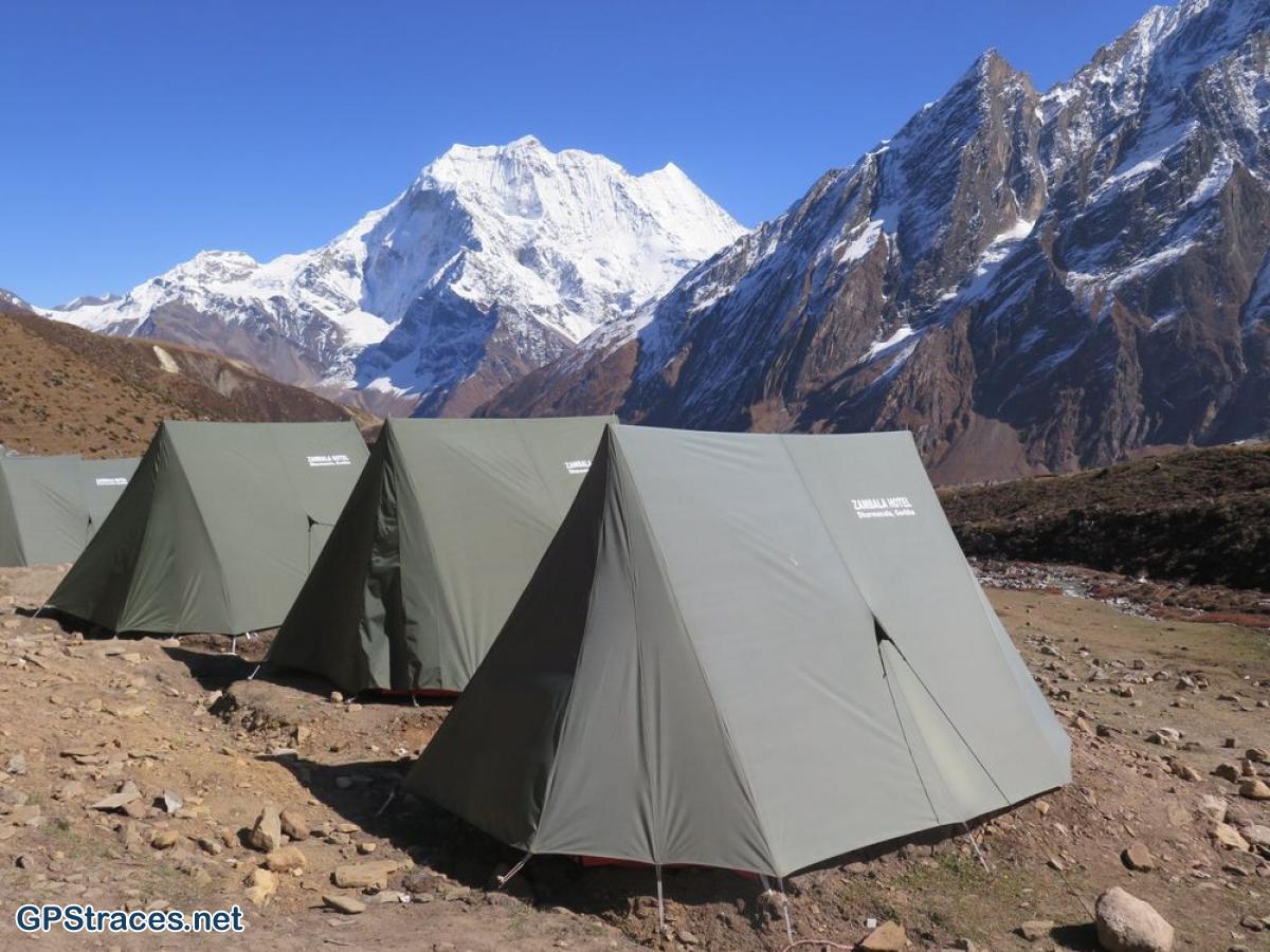 Notre tente à Dharamsala