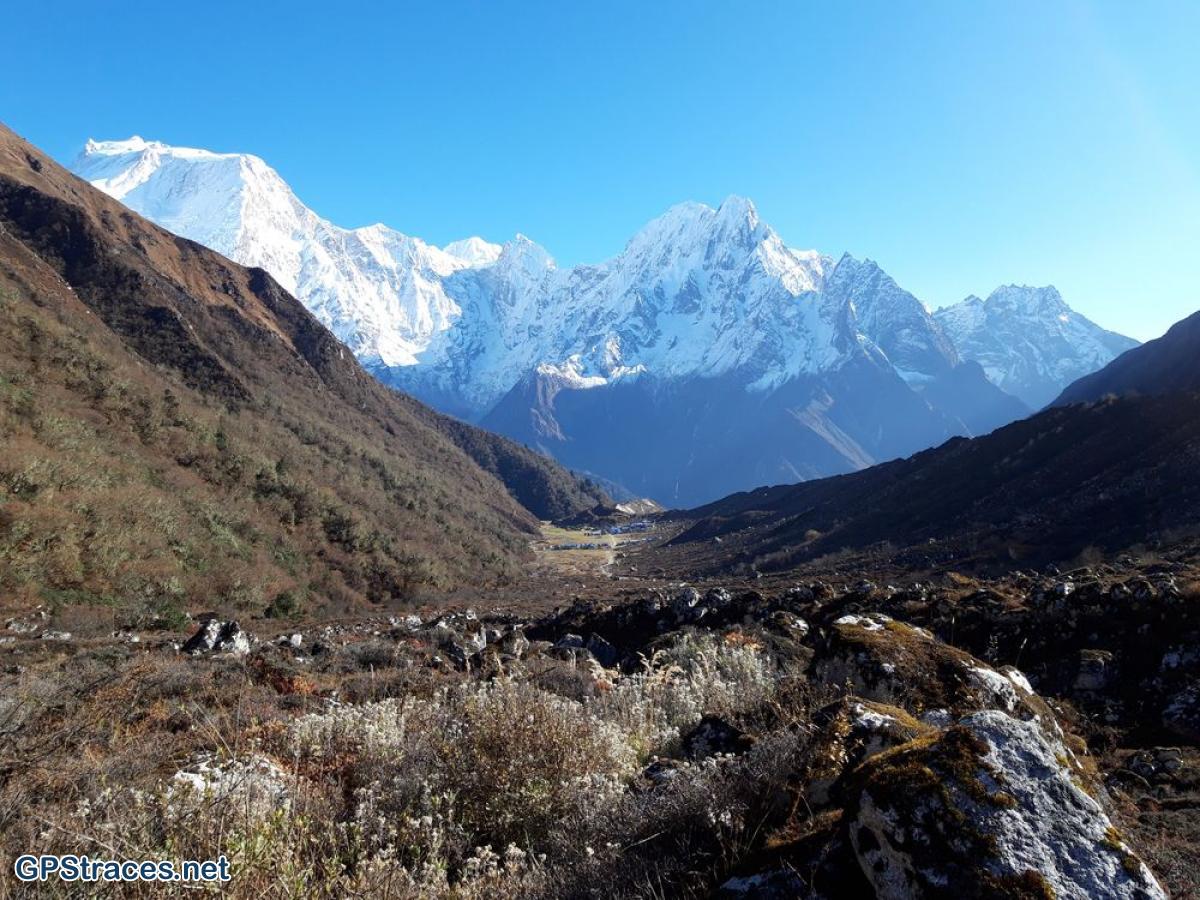 L'arrivée à Bimthang