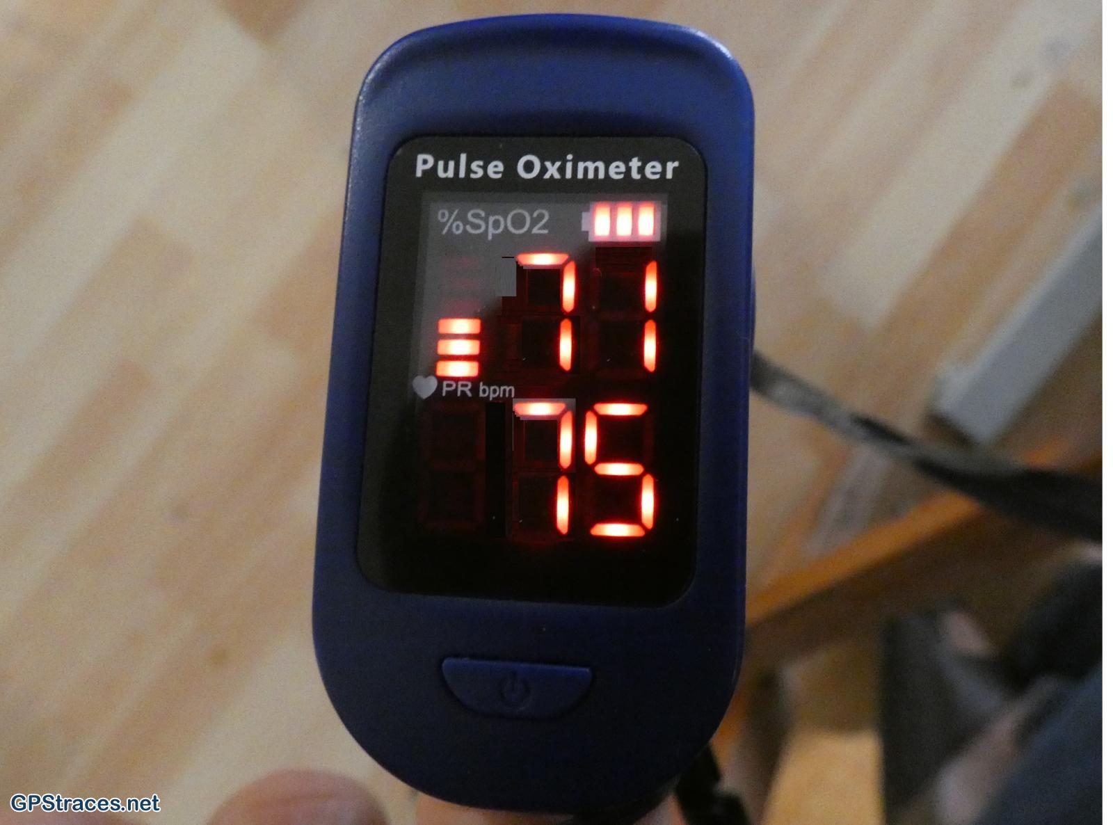 Un faible taux d'oxygène à 4600m et rythme cardiaque en hausse